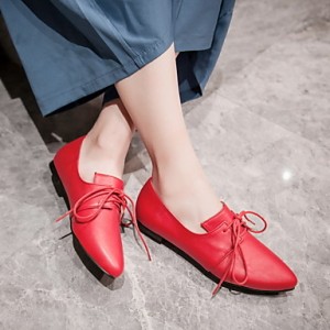 Women's Shoes Other Animal Skin Flat Heel Fashion Boots / Comfort / Pointed Toe Flats / Slip-on Outdoor / Office &