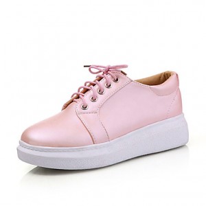 Women's Shoes Platform Comfort / Round Toe Oxfords Athletic / Casual Pink / Silver / Gold