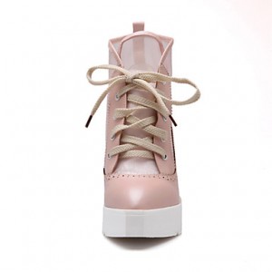 Women's Shoes Wedge Heel Pointed Toe Fashion Sneakers with Lace-up Casual More Colors available