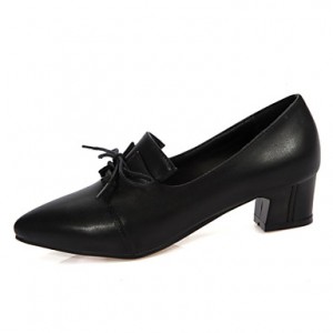 Women's Shoes Low Heels/Pointed Toe Heels/Oxfords Office & Career/Casual Black/Red/Silver/Gray